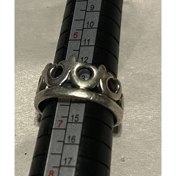 Retired James Avery Tiara Crown Ring Size 6.5 Sterling Silver 925 - Picture 5 of 5